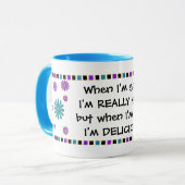 FUNNY MUG - kleurrijk - als ik goed ben. . . Mok (Voorkant links)