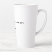 Funny Mug Latte Mok (Rechts)