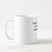 Funny mug: Leer een man om te vissen en je zult no Koffiemok (Links)
