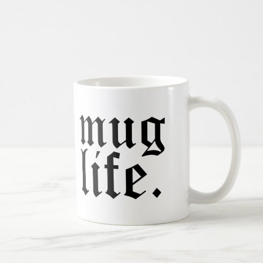 Funny Mug Life Coffee of Tea Mok (Rechts)