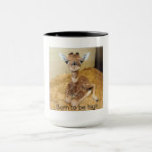 Funny mug met giraffe mok (Midden)