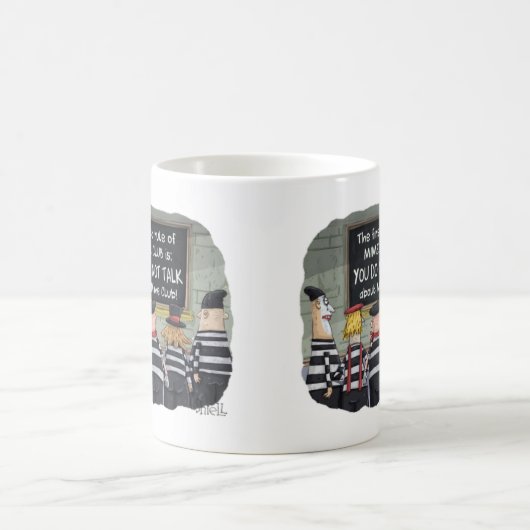 Funny Mug met mimes Koffiemok (Center)