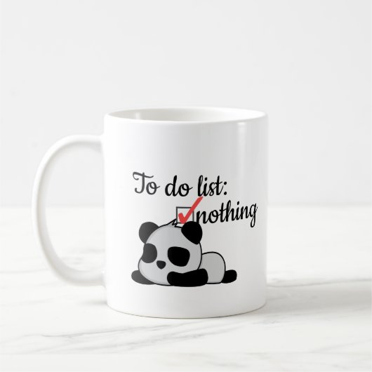Funny mug Panda Gift Koffiemok (Links)