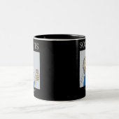 Funny Mug - Socrates-Mok Tweekleurige Koffiemok (Center)