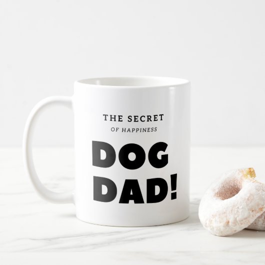 Funny mug - vaderdag mok - mok van Dog Dad (Met donut)