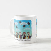 Funny Mug voor Graduates Koffiemok (Voorkant links)