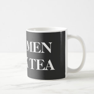 Funny mug voor jongens   Echte mannen drink thee Koffiemok