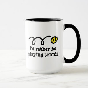 Funny mug voor tennisspeler mok