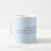 Funny mug voor tieners koffiemok (Voorkant links)