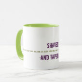 Funny Mug voor Triathlete - Schud en Tapered Mok (Voorkant links)