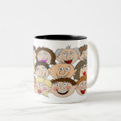 Funny Mug Which A Name Can Be Added Tweekleurige Koffiemok (Voorkant rechts)
