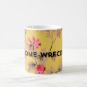 Funny mug yellow  floral koffiemok (Center)