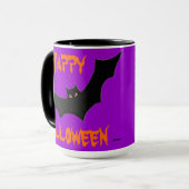 FUNNY MUGS - FRANKENSTEIN & BAT - HUMOR GIFTS MOK (Voorkant links)