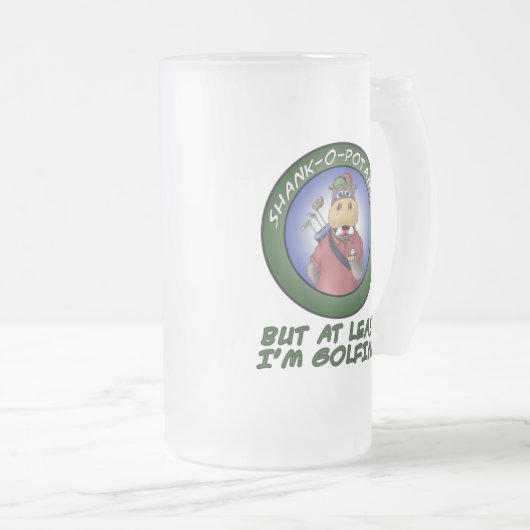 Funny mugs: Shank-o-potamus Matglas Bierpul (Voorkant rechts)