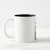 Funny mugs tweekleurige koffiemok (Links)
