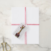 Funny Mugshot Guilty Giraffe Happy Valentine's Day Cadeaulabel (Met Touw)