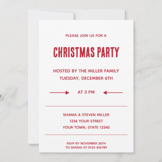 Funny Mugshot Guilty Giraffe-kerstuitnodiging Kaart (Achterkant)