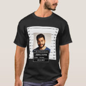 Funny Mugshot Ster  T-shirt (Voorkant)