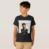 Funny Mugshot Ster T-shirt (Voorkant volledig)
