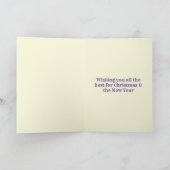 Funny Muletide-kerstkaart Kaart (Binnen)