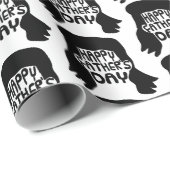 Funny Mullet Happy Vaderdag Cadeaupapier (Rol Hoek)