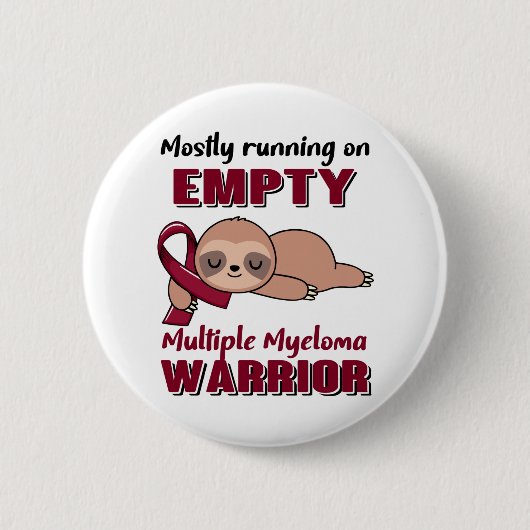 Funny Multiple Myeloma Awareness Gifts Ronde Button 5,7 Cm (Voorkant)