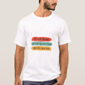 Funny Multitasker Quote Design T-shirt (Voorkant)