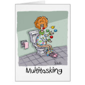 Funny Multitasking Kaarten en cadeaus (Voorkant)
