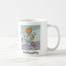 Funny Multitasking Kaarten en cadeaus Koffiemok