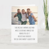 Funny Mum Limerick Favoriete Zoon Birthday Kaart (Voorkant)