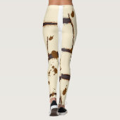 Funny Mummy Bandages Costume Leggings (Achterkant)