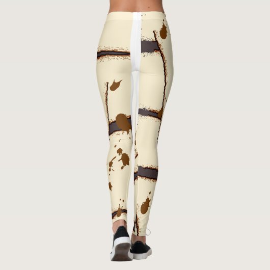 Funny Mummy Bandages Costume Leggings (Achterkant)