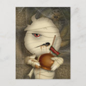 Funny Mummy Halloween Costume Briefkaart (Voorkant)