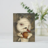 Funny Mummy Halloween Costume Briefkaart (Staand voorkant)