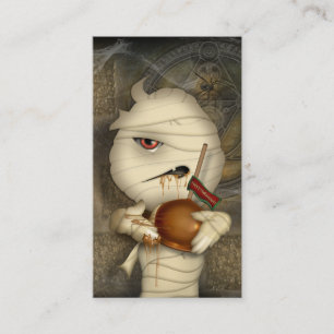 Funny Mummy Halloween Costume Visitekaartje