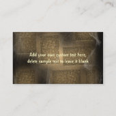 Funny Mummy Halloween Costume Visitekaartje (Achterkant)