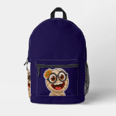 Funny Mummy Sticker Bedrukte Rugzak (Voorkant)