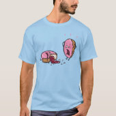 Funny Murged Doughnut Cartoon T-shirt (Voorkant)