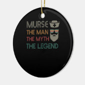 Funny Murse Male Nurse RN LPN CNA Keramisch Ornament (Links)
