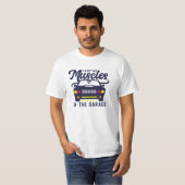 Funny Muscle Car  for Car Guys & Mechanics T-shirt (Voorkant volledig)