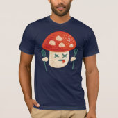 Funny Mushroom Character Poisoned T-shirt (Voorkant)
