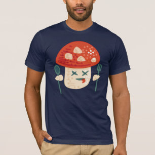 Funny Mushroom Character Poisoned T-shirt