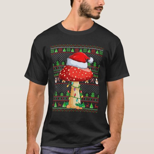 Funny Mushroom Lover Family Matching Ugly Mushroom T-shirt (Voorkant)