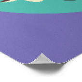 Funny Mushroom Pun laat de sjiieten de kunst terug Poster (Hoek)