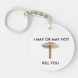 Funny Mushroom Sleutelhanger