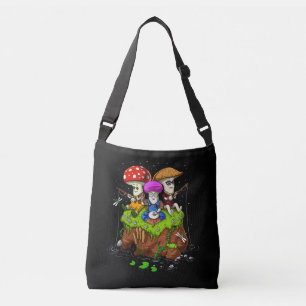 Funny Mushrooms Crossbody Tas