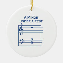 Funny Music A Minor Keramisch Ornament