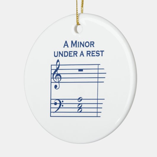 Funny Music A Minor Keramisch Ornament (Links)