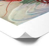 Funny  Music Art Lobster Banjo Player Beach Poster (Hoek)