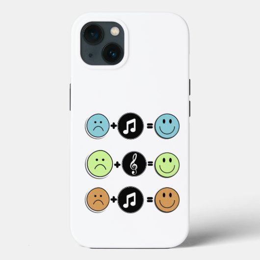 Funny Music en Wiskunde Design Case-Mate iPhone Case (Achterkant)